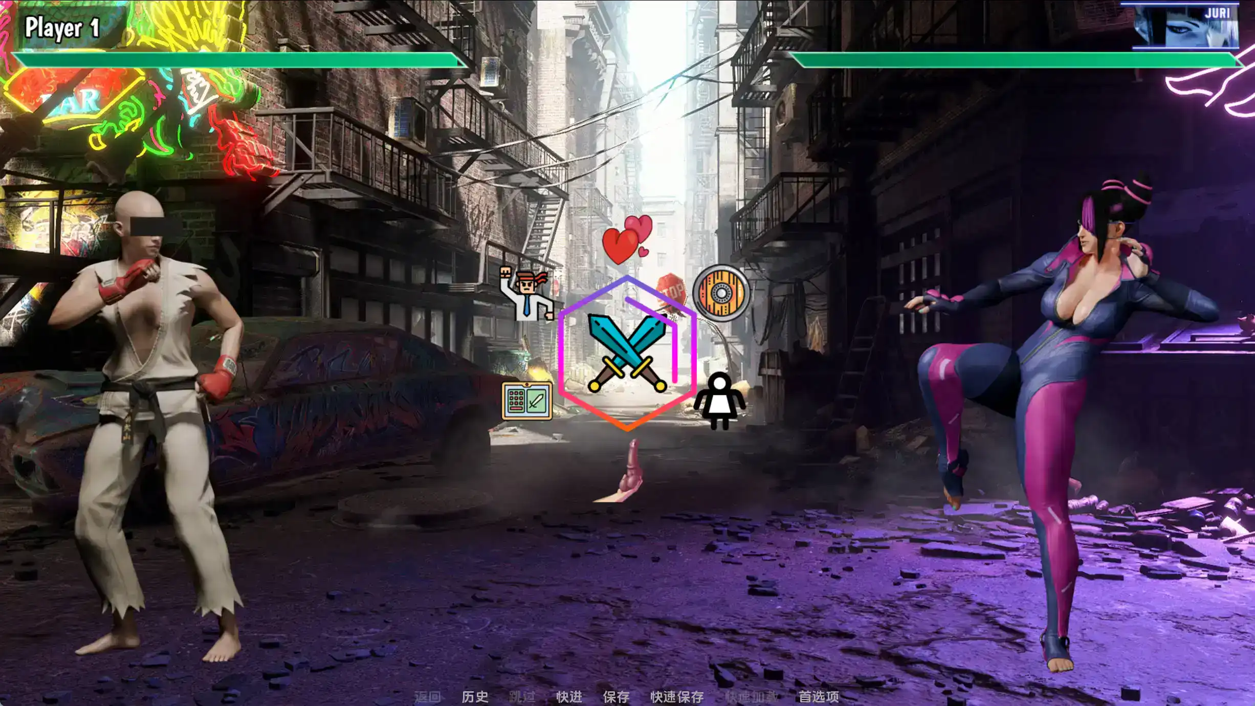 【欧美SLG/汉化/动态】街头斗士：成人游乐场战斗Battle8.4 AI版【PC+安卓/1.54G/更新】Street Brawlers: Adult Playground [Battle 8.4]