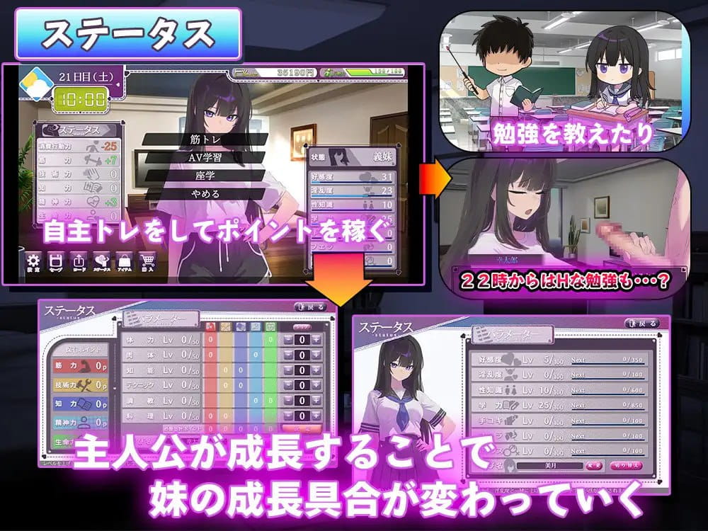 【SLG/AI汉化/MTool】直到叛逆的义妹（你）堕落为止v1.0.0【PC/1.4G】